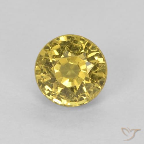 0.64ct Naturel Brun doré Saphir, Tour, VVS-VS