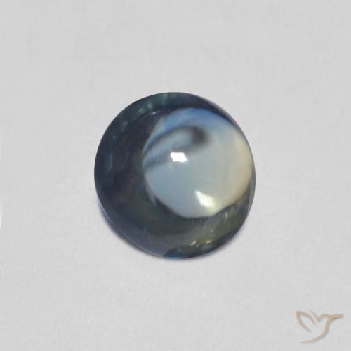 Saphir Bleu marine naturelle Tour, 0.44 ct, Transparent