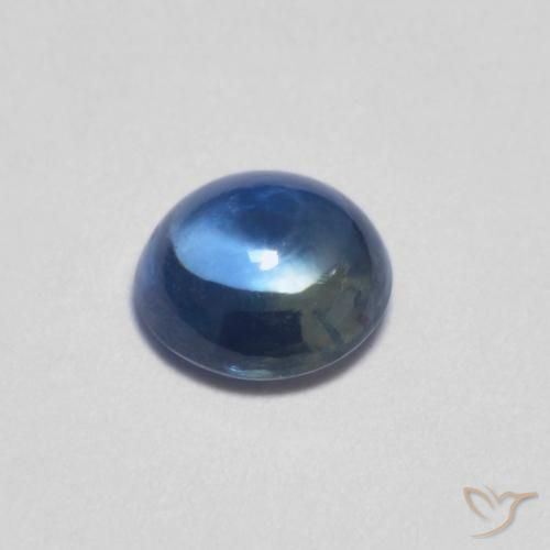 Saphir Bleu marine naturelle Tour, 0.44 ct, Transparent