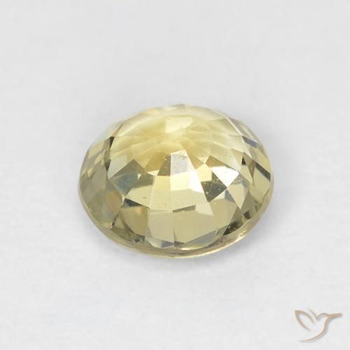 Saphir Jaune clair naturelle Tour, 0.82 ct, VS