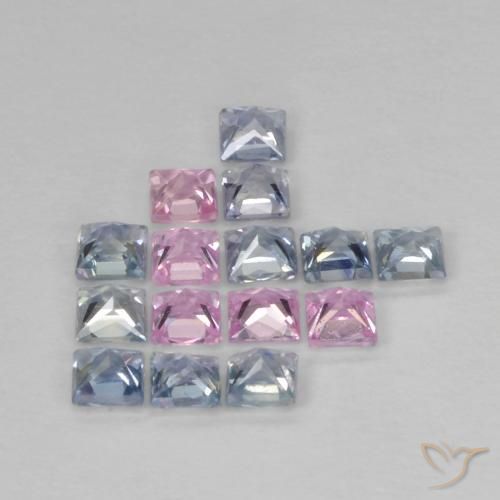 Shop natural 1.42ct Multicolore Saphir gems, Carré, from Tanzanie at GemSelect. In stock, global shipping!