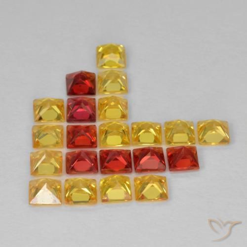 Shop natural 2.57ct Multicolore Saphir gems, Carré, from Tanzanie at GemSelect. In stock, global shipping!