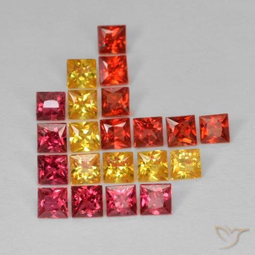 Shop natural 2.26ct Multicolore Saphir gems, Carré, from Tanzanie at GemSelect. In stock, global shipping!