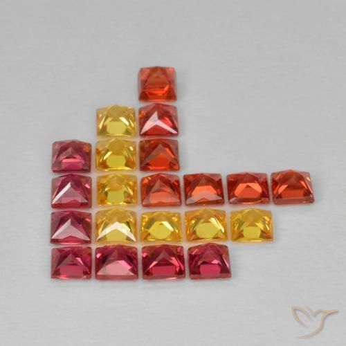 Shop natural 2.26ct Multicolore Saphir gems, Carré, from Tanzanie at GemSelect. In stock, global shipping!