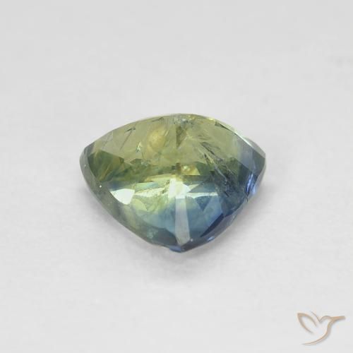 Saphir Multicolore naturelle Trillion, 1.04 ct, VS-SI