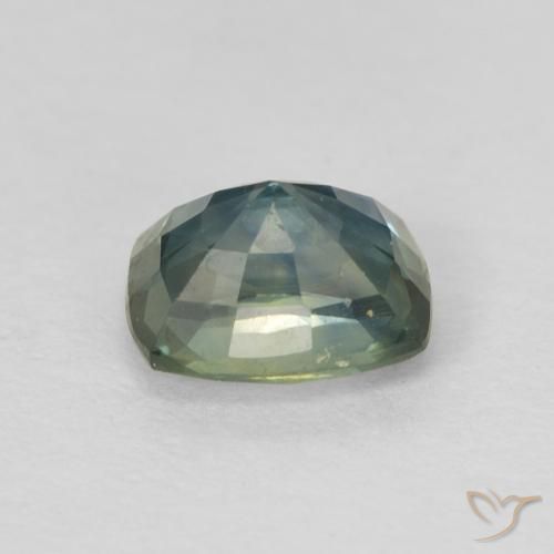 Saphir Multicolore naturelle Coussin, 0.82 ct, VVS-VS