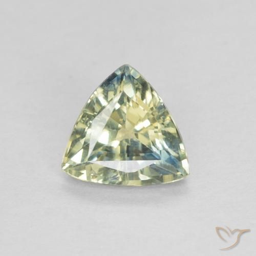 0.48ct Naturel Multicolore Saphir, Trillion, VS