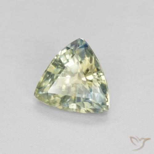 Saphir Multicolore naturelle Trillion, 0.48 ct, VS