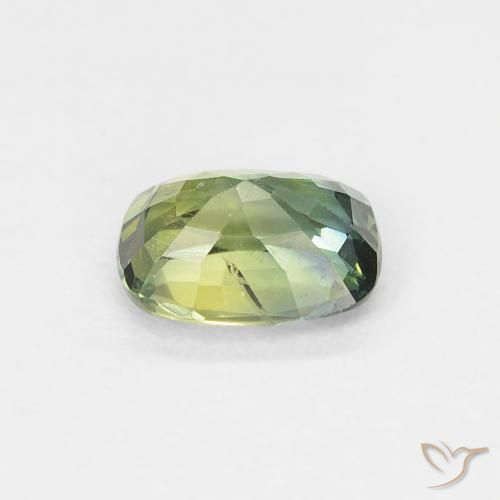 Saphir Multicolore naturelle Coussin, 0.63 ct, VS