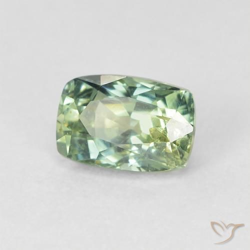 Saphir Multicolore naturelle Coussin, 0.94 ct, VS