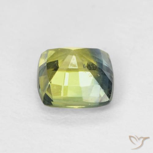 Saphir Multicolore naturelle Coussin, 0.87 ct, VS