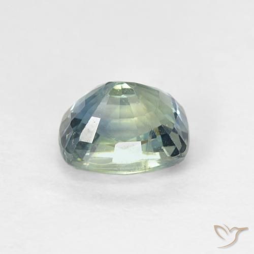 Saphir Multicolore naturelle Coussin, 1.27 ct, VVS-VS