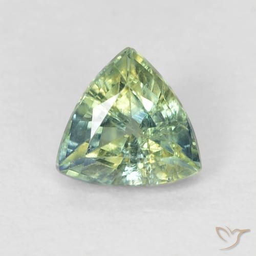 0.62ct Naturel Multicolore Saphir, Trillion, VS