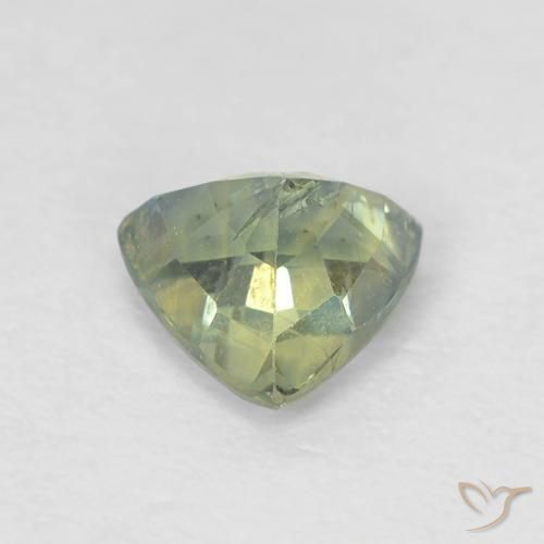Saphir Multicolore naturelle Trillion, 0.62 ct, VS