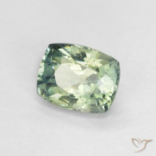 Saphir Multicolore naturelle Coussin, 0.62 ct, VS