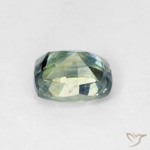 Saphir Multicolore naturelle Coussin, 0.62 ct, VS