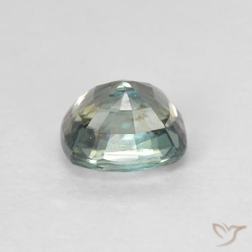 Saphir Multicolore naturelle Coussin, 0.79 ct, VVS-VS