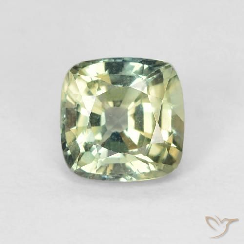 0.90ct Naturel Multicolore Saphir, Coussin, VVS-VS