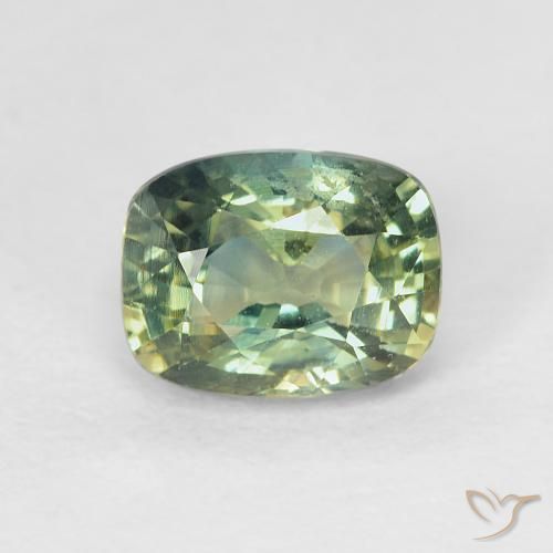 1.30ct Naturel Multicolore Saphir, Coussin, VVS-VS