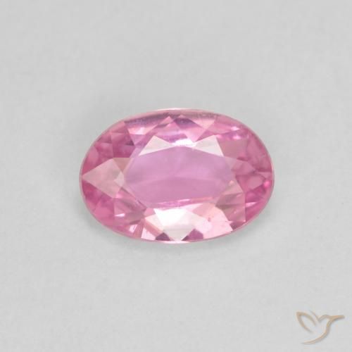 0.45ct Naturel Rose Saphir, ovale, VVS