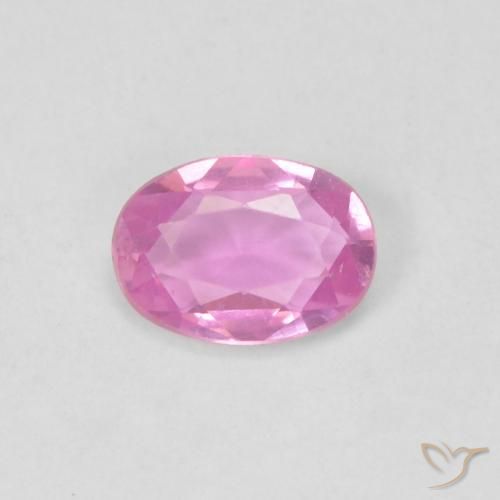 0.46ct Naturel Rose Saphir, ovale, VVS