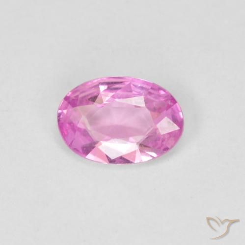 0.37ct Naturel Rose pourpre royal léger Saphir, ovale, VVS