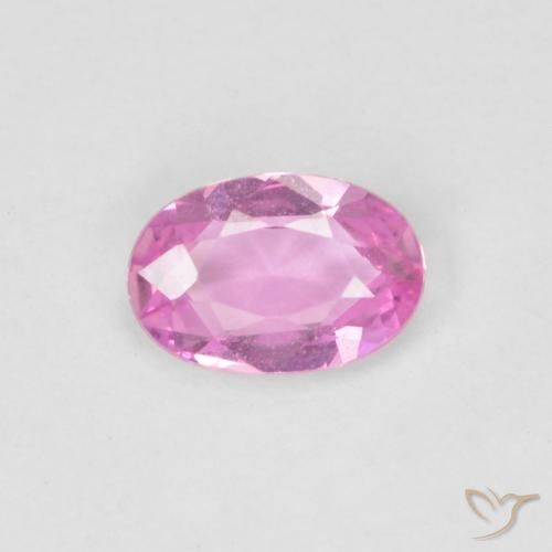 0.45ct Naturel Rose Saphir, ovale, VVS