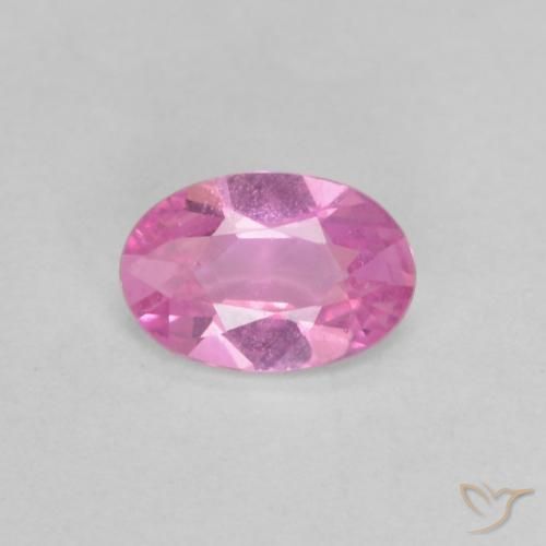 0.38ct Naturel Pourpre rose vif Saphir, ovale, VVS-VS