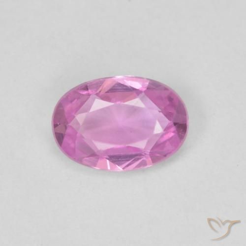 0.43ct Naturel Pourpre rose vif Saphir, ovale, VVS-VS, Photo A