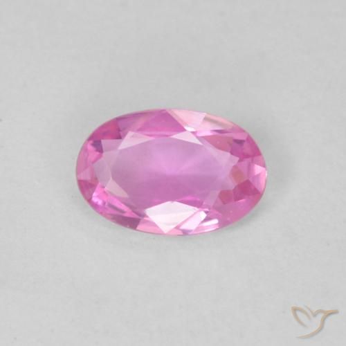 0.39ct Naturel Rose pourpre royal Saphir, ovale, VVS