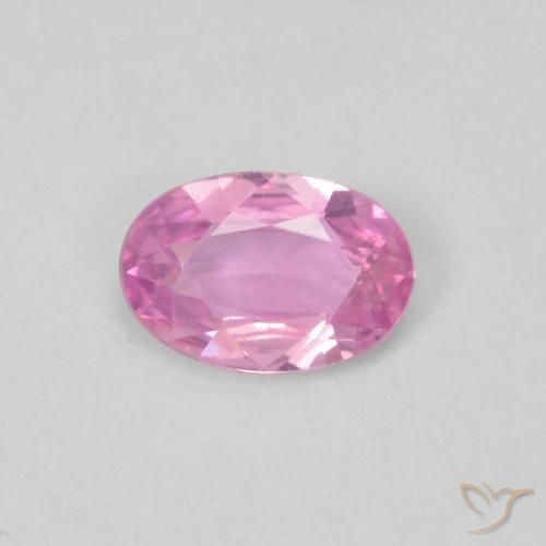 0.36ct Naturel Rose foncé Saphir, ovale, VVS
