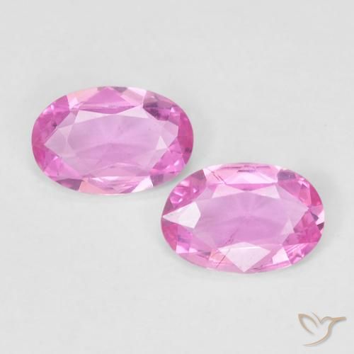0.75ctw Naturel Rose Saphir, ovale, VVS-VS