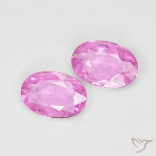 Shop natural 0.72ct Rose vif Saphir gems, ovale, from Madagascar at GemSelect. In stock, global shipping!