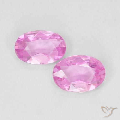 0.72ctw Naturel Pourpre-rose Saphir, ovale, VS