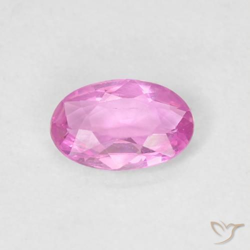 0.46ct Naturel Pourpre rose vif Saphir, ovale, VVS