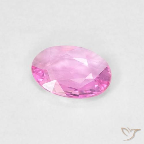Saphir Pourpre moyen naturelle ovale, 0.34 ct, VVS