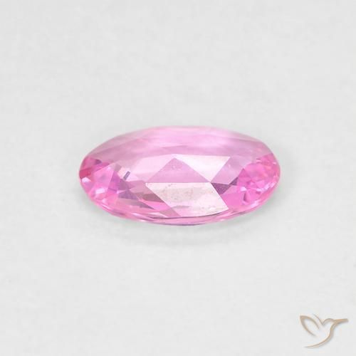 Saphir Pourpre moyen naturelle ovale, 0.34 ct, VVS