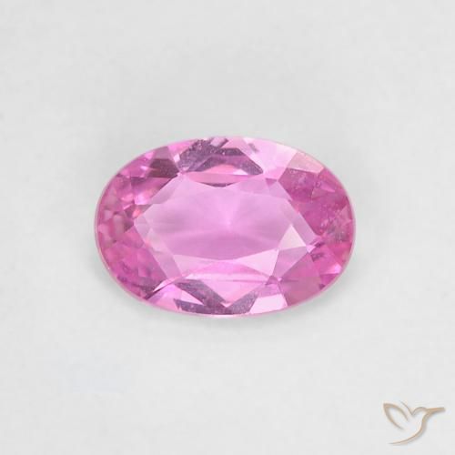 0.47ct Naturel Pourpre rose vif Saphir, ovale, VVS