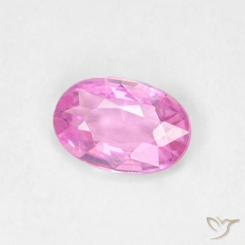 Saphir Pourpre intense naturelle ovale, 0.40 ct, VVS