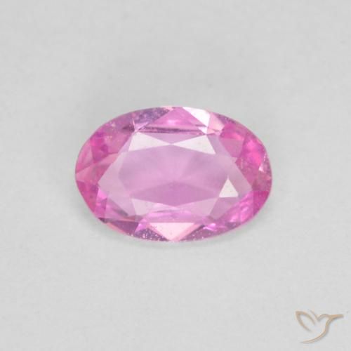 0.39ct Naturel Rose vif Saphir, ovale, VS