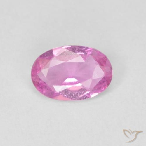 0.41ct Naturel Rose pourpre royal léger Saphir, ovale, VS