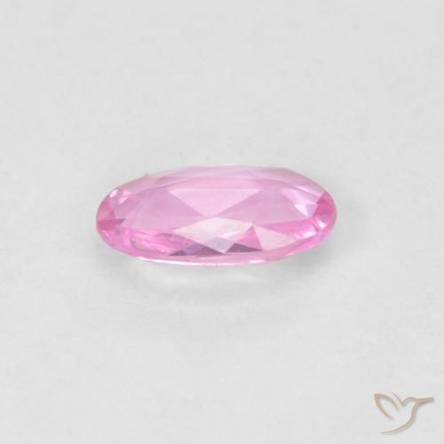 Saphir Rose naturelle ovale, 0.37 ct, VVS