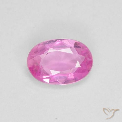 0.50ct Naturel Rose Saphir, ovale, VVS-VS