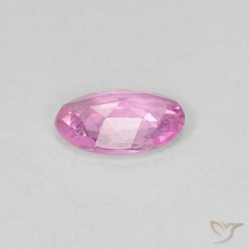 Saphir Rose vif naturelle ovale, 0.34 ct, VS