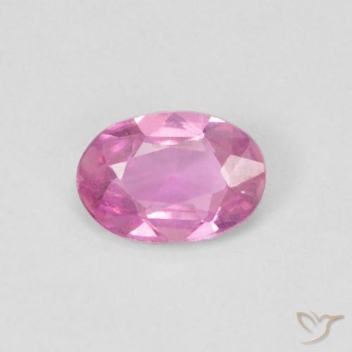 0.48ct Naturel Rose Saphir, ovale, VS