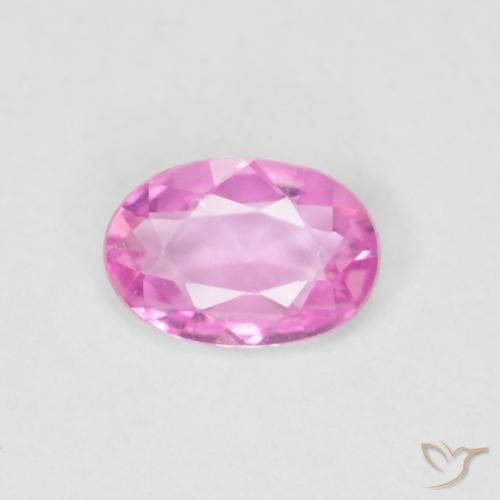 0.38ct Naturel Pourpre rose vif Saphir, ovale, VVS