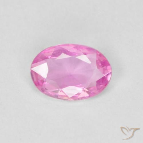 0.39ct Naturel Rose Saphir, ovale, VVS