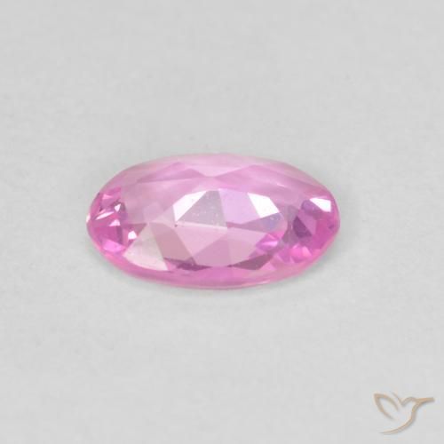 Saphir Rose naturelle ovale, 0.39 ct, VVS
