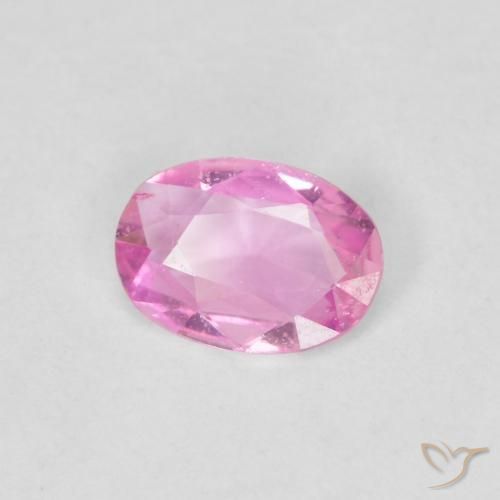 0.33ct Naturel Rose vif Saphir, ovale, VVS