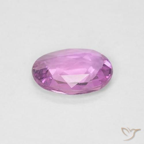Saphir Rose clair naturelle ovale, 0.54 ct, VS